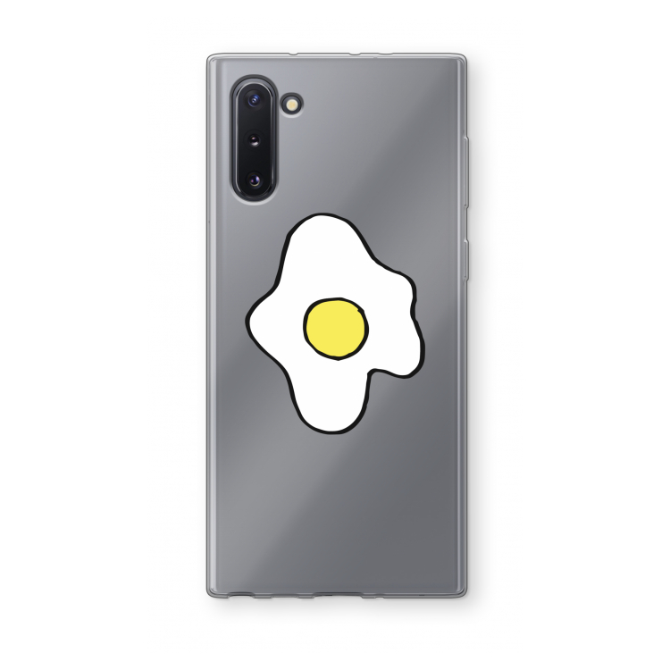 Spiegelei: Samsung Galaxy Note 10 Transparant Hoesje
