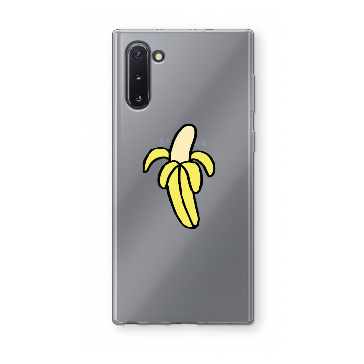 Banana: Samsung Galaxy Note 10 Transparant Hoesje