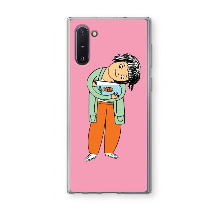 Visknuffel: Samsung Galaxy Note 10 Transparant Hoesje