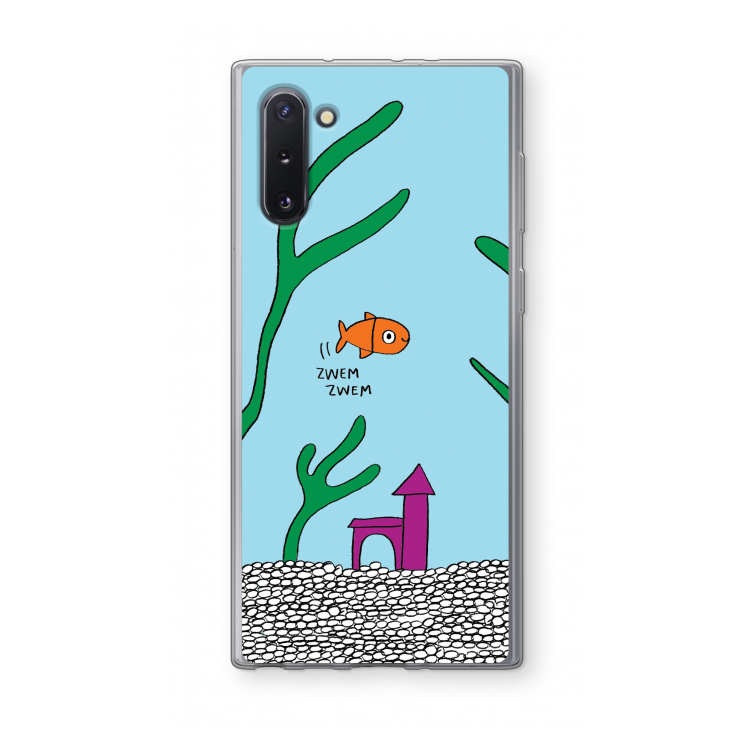 Aquarium: Samsung Galaxy Note 10 Transparant Hoesje