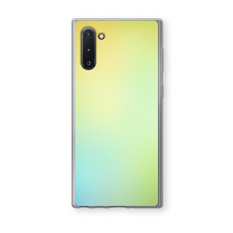Minty mist pastel: Samsung Galaxy Note 10 Transparant Hoesje