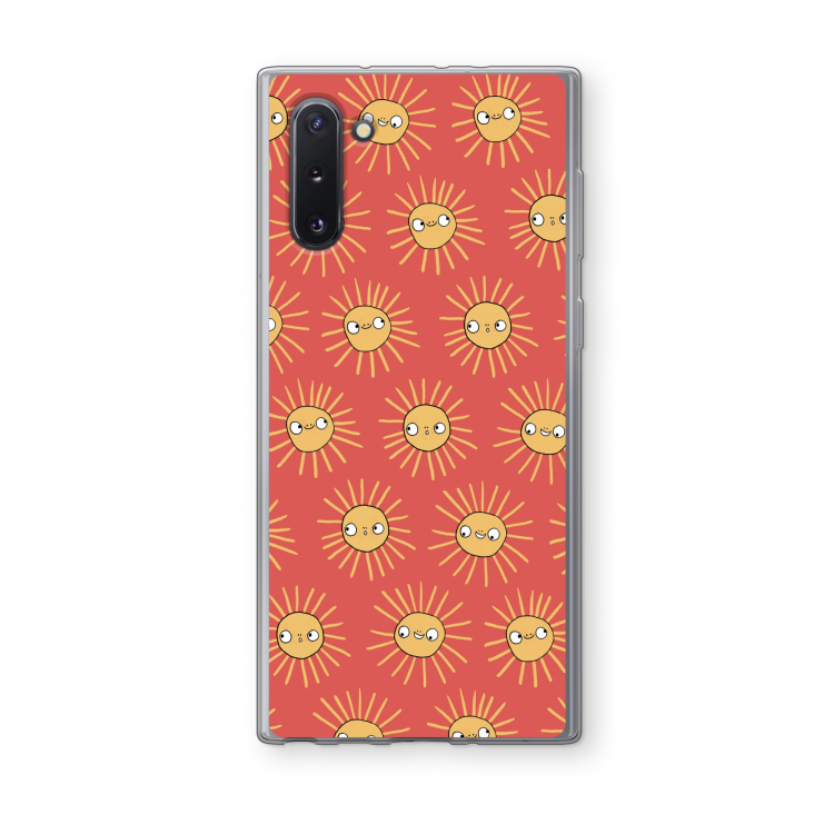 Zon: Samsung Galaxy Note 10 Transparant Hoesje