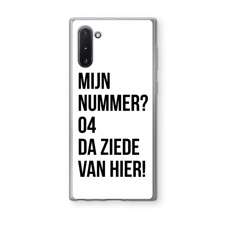 Da ziede van hier: Samsung Galaxy Note 10 Transparant Hoesje