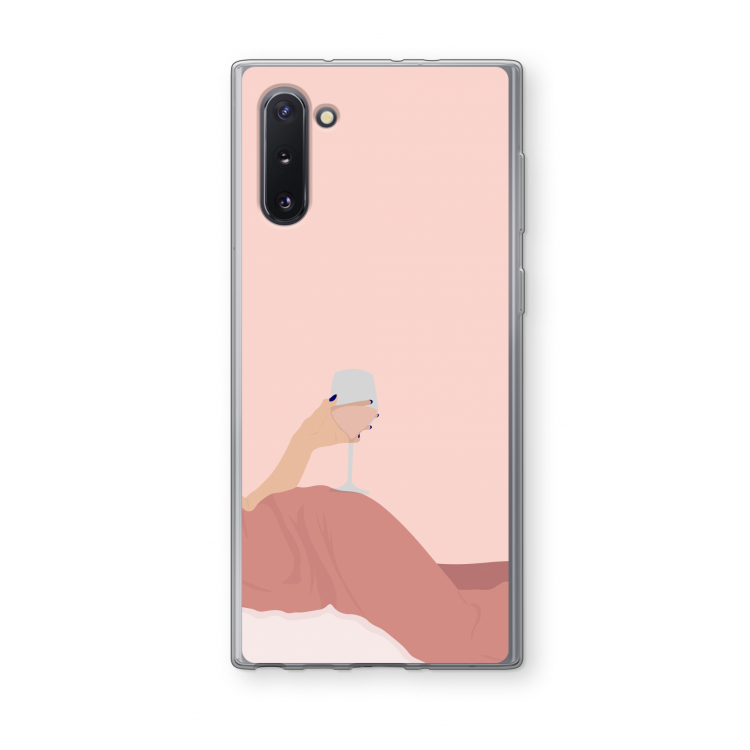 Wine: Samsung Galaxy Note 10 Transparant Hoesje