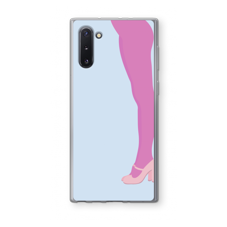 Pink panty: Samsung Galaxy Note 10 Transparant Hoesje