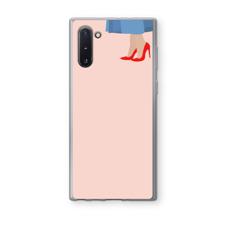 High heels: Samsung Galaxy Note 10 Transparant Hoesje