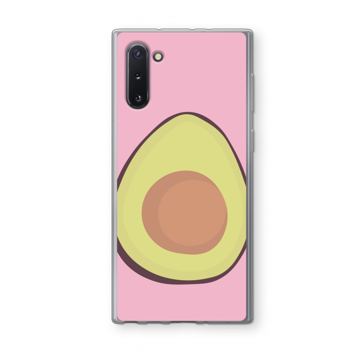Avocado: Samsung Galaxy Note 10 Transparant Hoesje