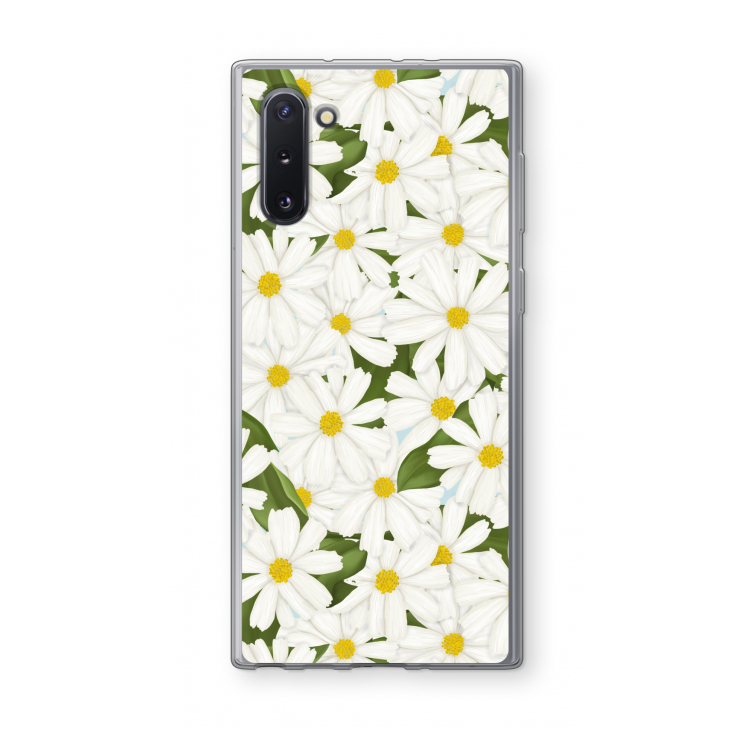 Summer Daisies: Samsung Galaxy Note 10 Transparant Hoesje