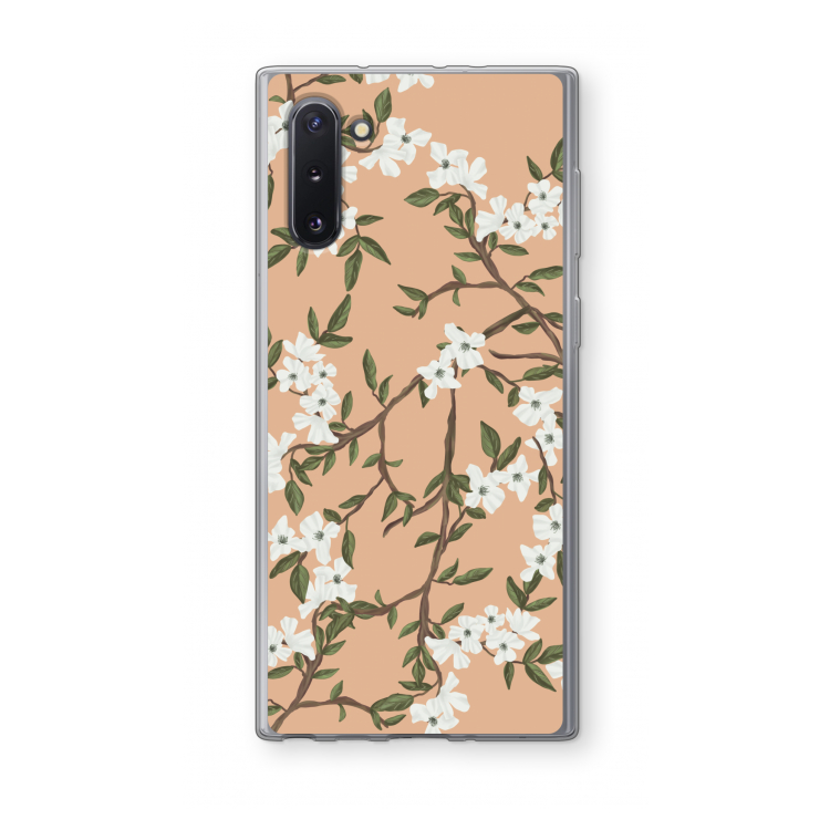 Blossoming spring: Samsung Galaxy Note 10 Transparant Hoesje
