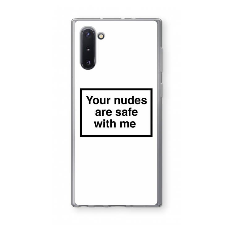 Safe with me: Samsung Galaxy Note 10 Transparant Hoesje