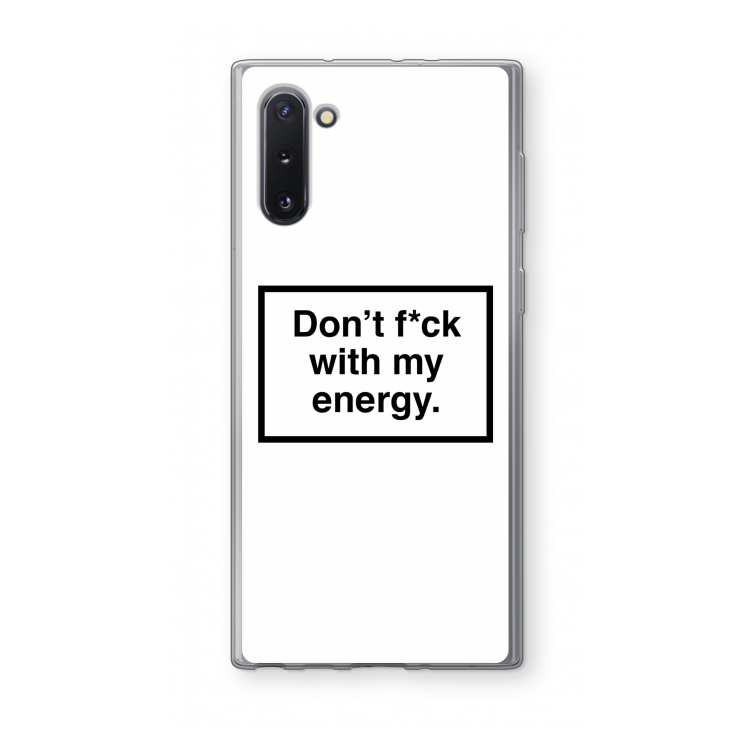 My energy: Samsung Galaxy Note 10 Transparant Hoesje