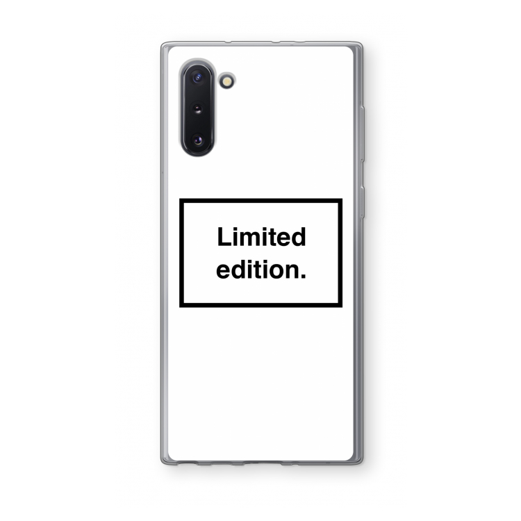 Limited edition: Samsung Galaxy Note 10 Transparant Hoesje