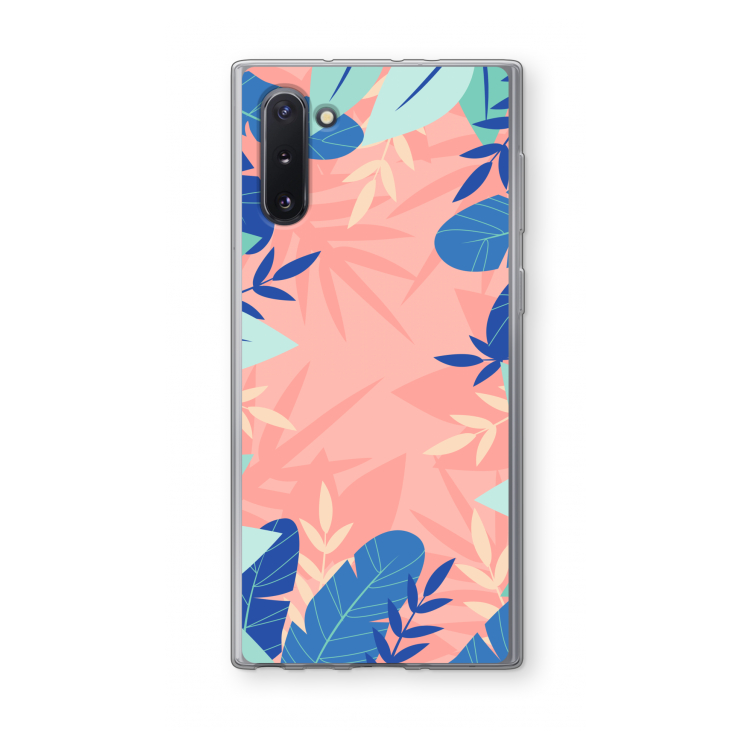 Tropisch: Samsung Galaxy Note 10 Transparant Hoesje