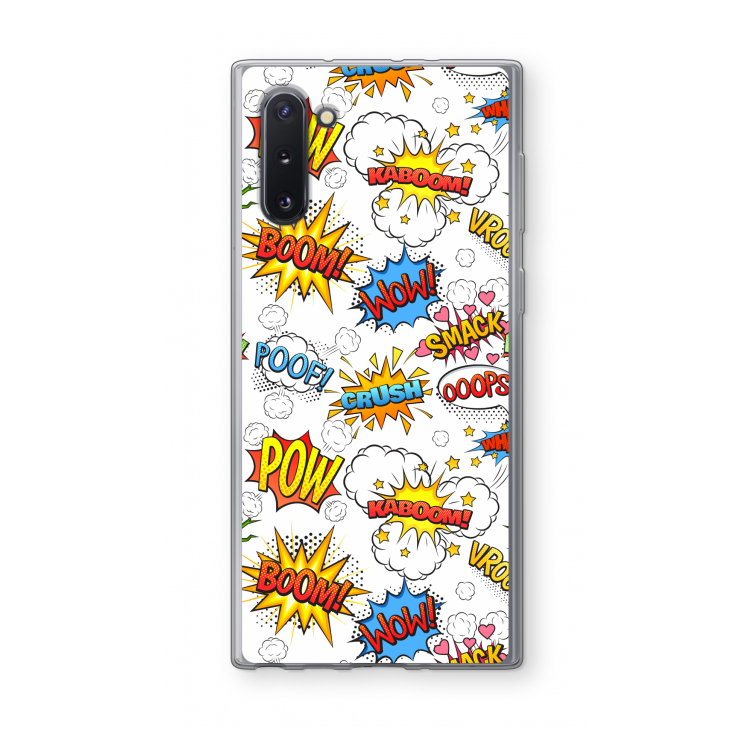 Pow Smack: Samsung Galaxy Note 10 Transparant Hoesje