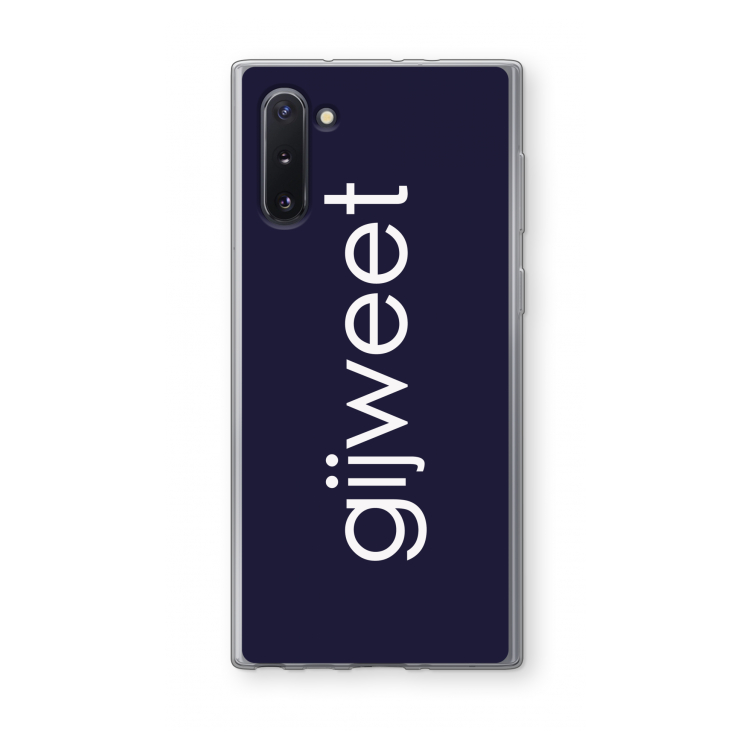 Gijweet: Samsung Galaxy Note 10 Transparant Hoesje