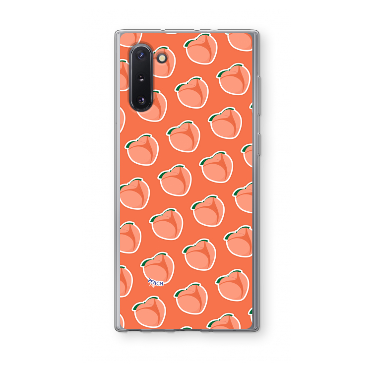 Just peachy: Samsung Galaxy Note 10 Transparant Hoesje