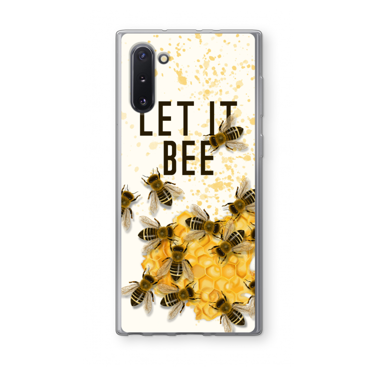 Let it bee: Samsung Galaxy Note 10 Transparant Hoesje