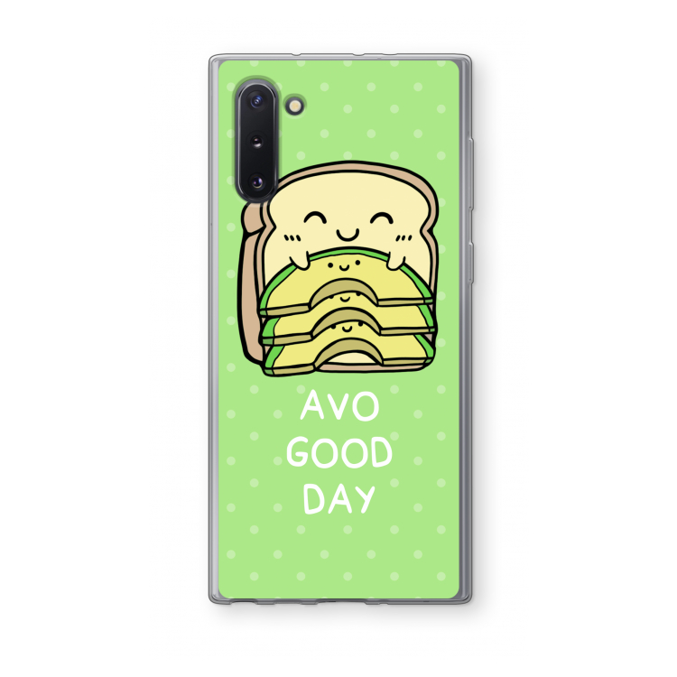 Avo Good Day: Samsung Galaxy Note 10 Transparant Hoesje