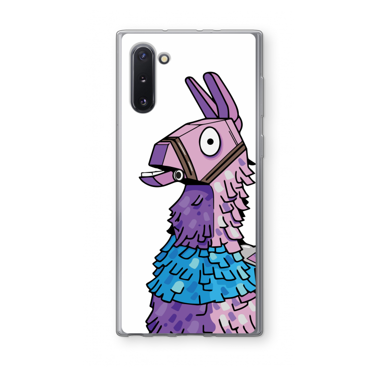 Lama: Samsung Galaxy Note 10 Transparant Hoesje