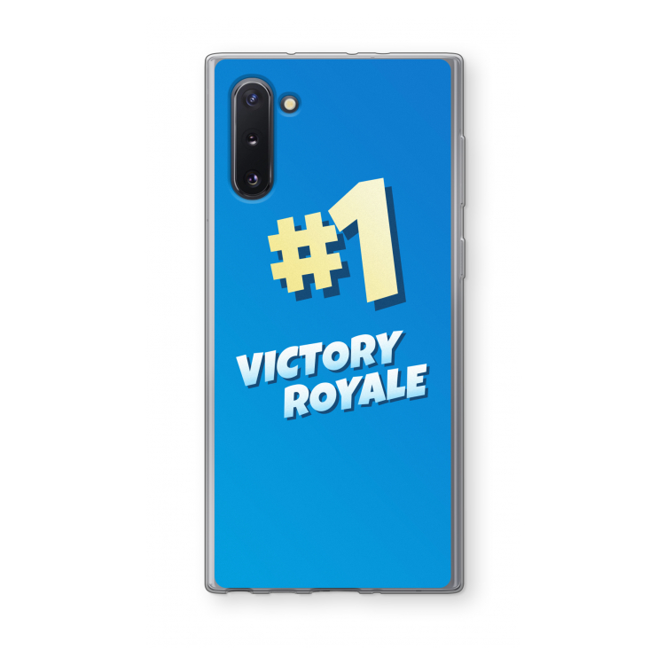 Victory Royale: Samsung Galaxy Note 10 Transparant Hoesje