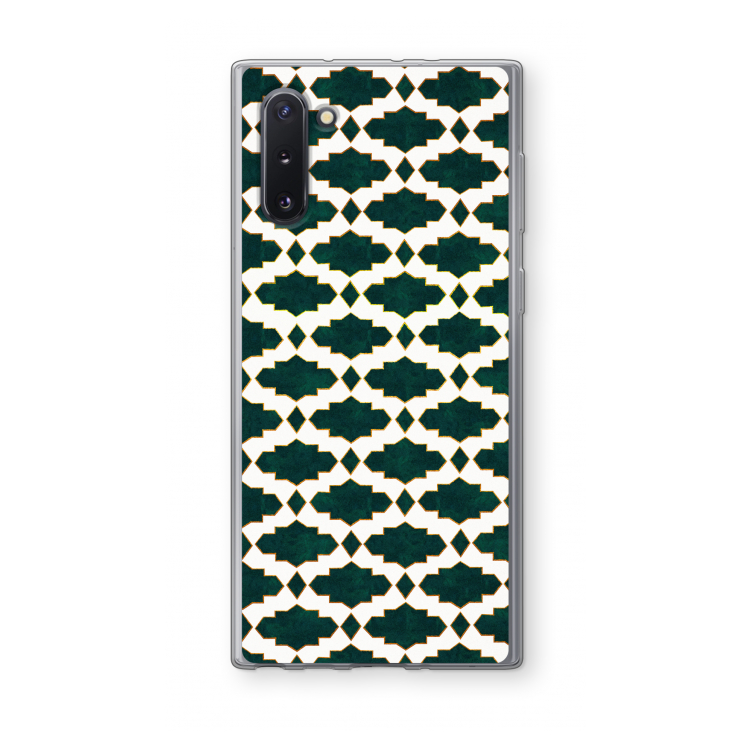 Moroccan tiles: Samsung Galaxy Note 10 Transparant Hoesje