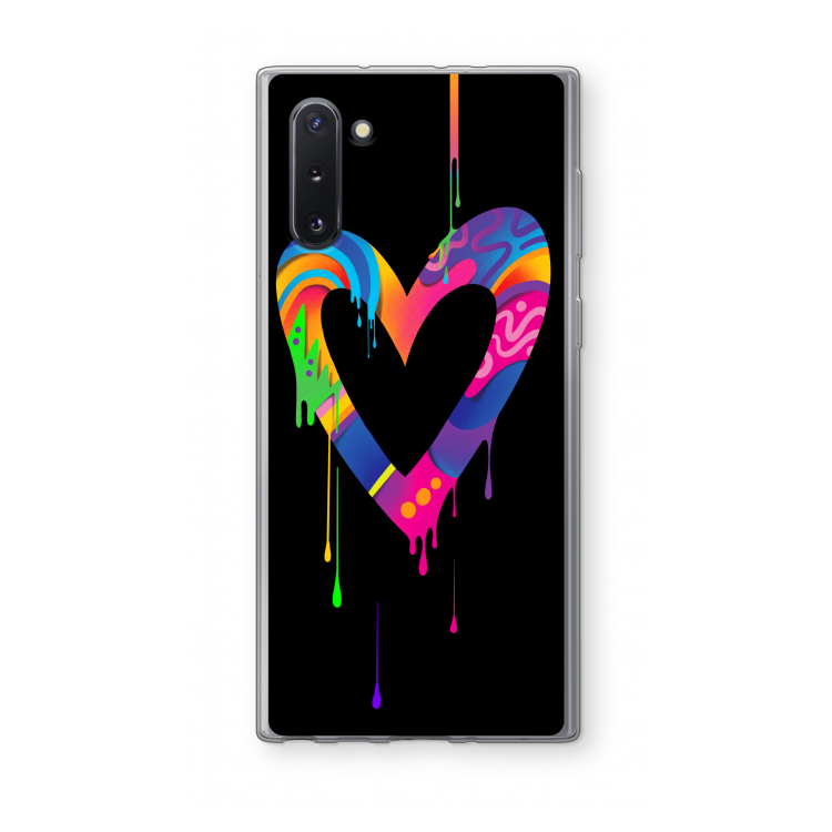 Melts My Heart: Samsung Galaxy Note 10 Transparant Hoesje