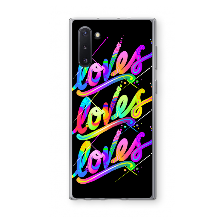 Loves: Samsung Galaxy Note 10 Transparant Hoesje
