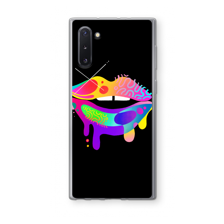 Lip Palette: Samsung Galaxy Note 10 Transparant Hoesje