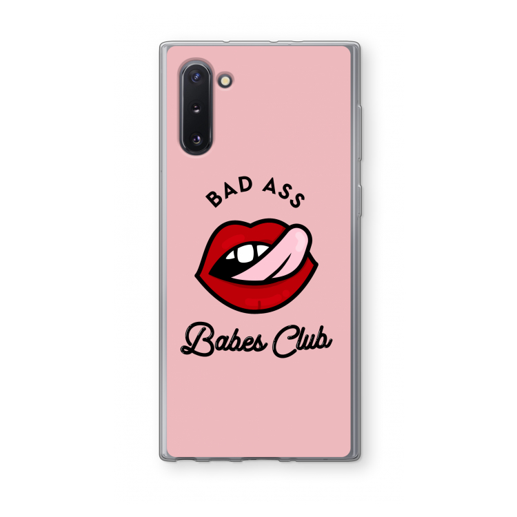 Badass Babes Club: Samsung Galaxy Note 10 Transparant Hoesje