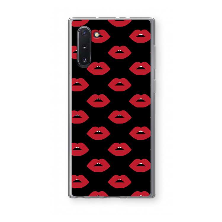 Lips: Samsung Galaxy Note 10 Transparant Hoesje