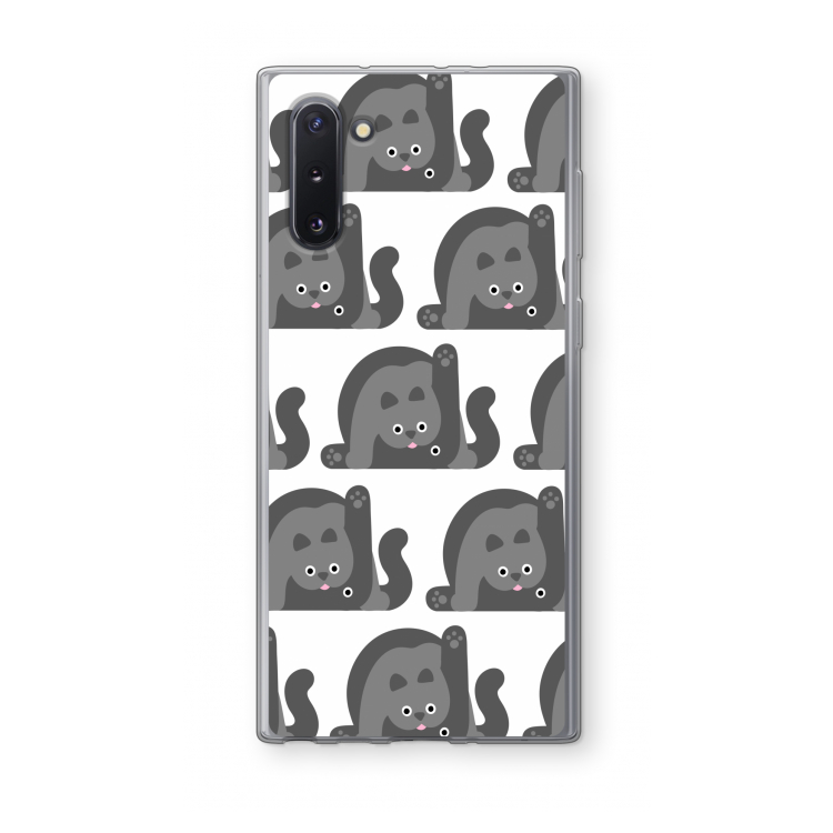 Cats: Samsung Galaxy Note 10 Transparant Hoesje