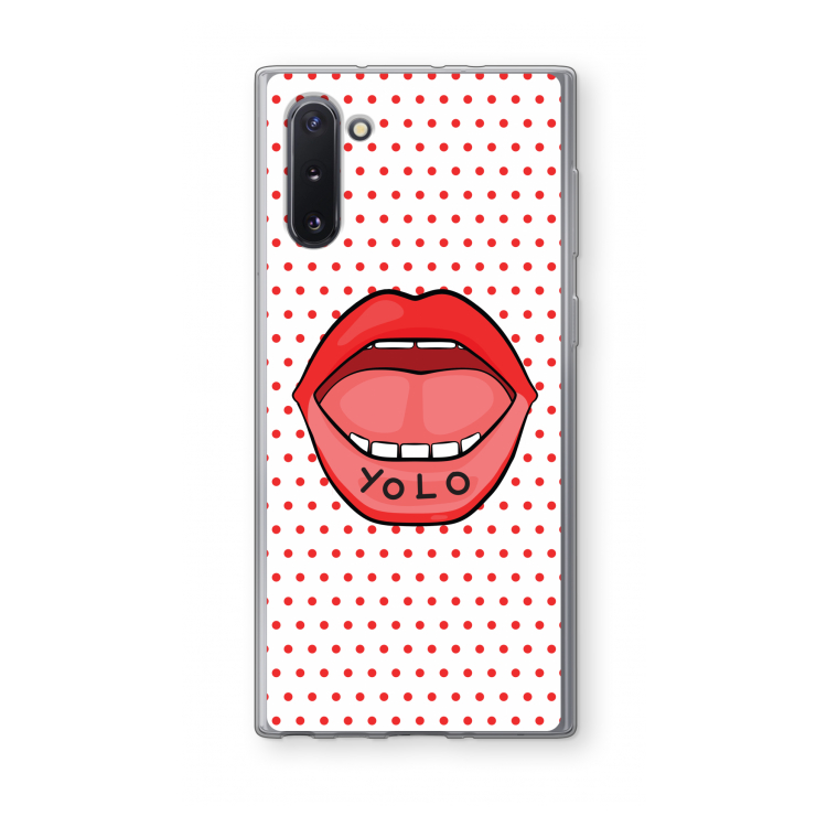 Yolo Denise: Samsung Galaxy Note 10 Transparant Hoesje