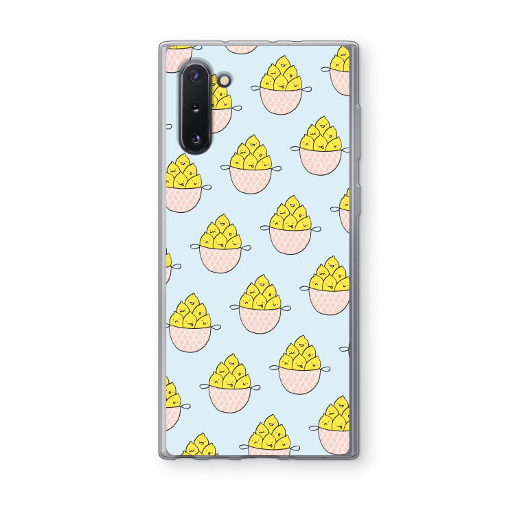 Citroenen: Samsung Galaxy Note 10 Transparant Hoesje