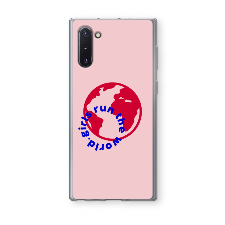 Run The World: Samsung Galaxy Note 10 Transparant Hoesje
