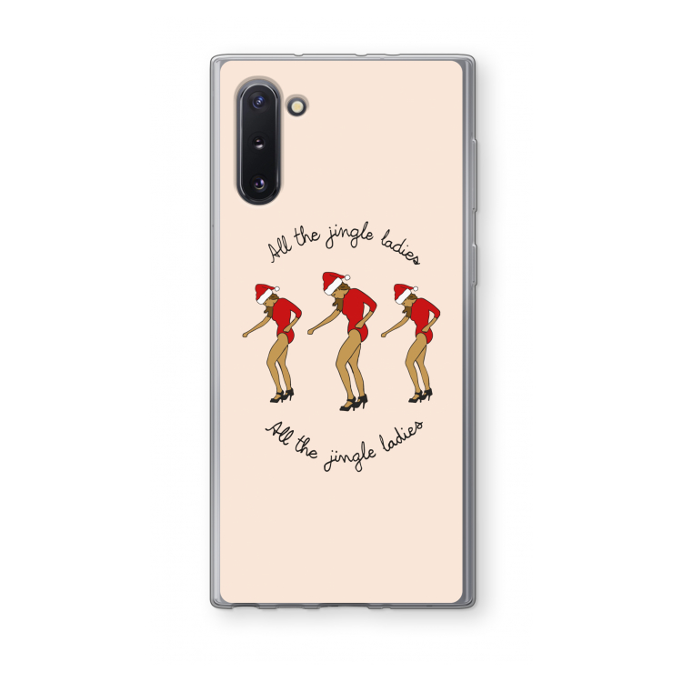 Jingle Ladies: Samsung Galaxy Note 10 Transparant Hoesje