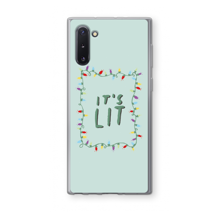 It's Lit: Samsung Galaxy Note 10 Transparant Hoesje