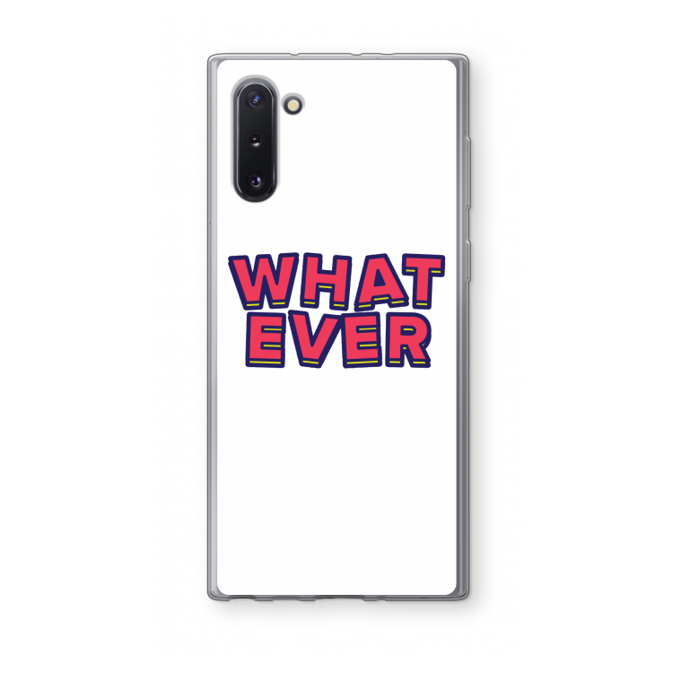 Whatever: Samsung Galaxy Note 10 Transparant Hoesje