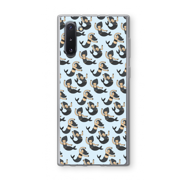 Zeemeermin: Samsung Galaxy Note 10 Transparant Hoesje