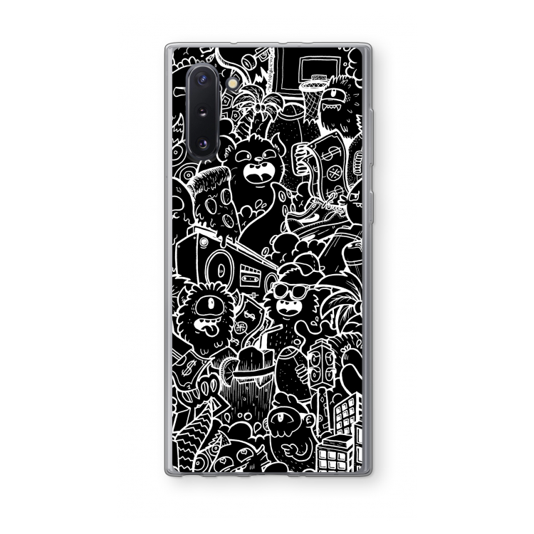 Vexx Black City : Samsung Galaxy Note 10 Transparant Hoesje