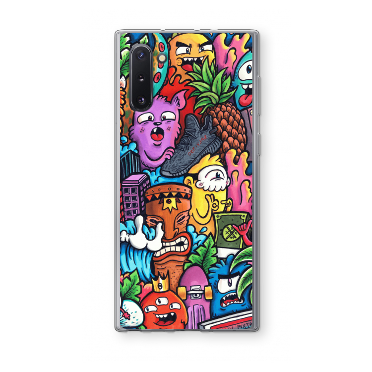 Vexx Mixtape: Samsung Galaxy Note 10 Transparant Hoesje