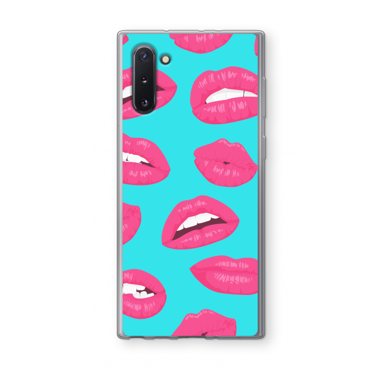 Bite my lip: Samsung Galaxy Note 10 Transparant Hoesje