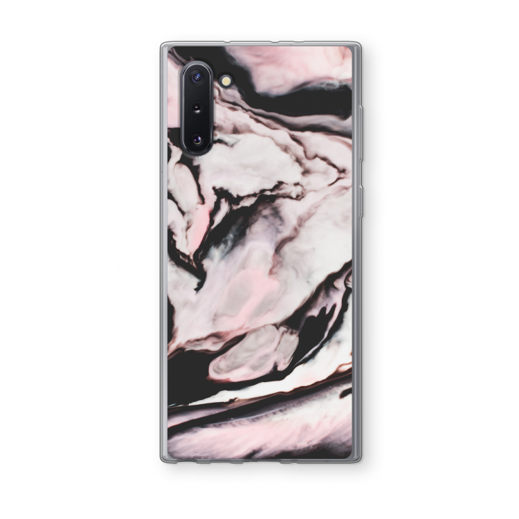 Roze stroom: Samsung Galaxy Note 10 Transparant Hoesje