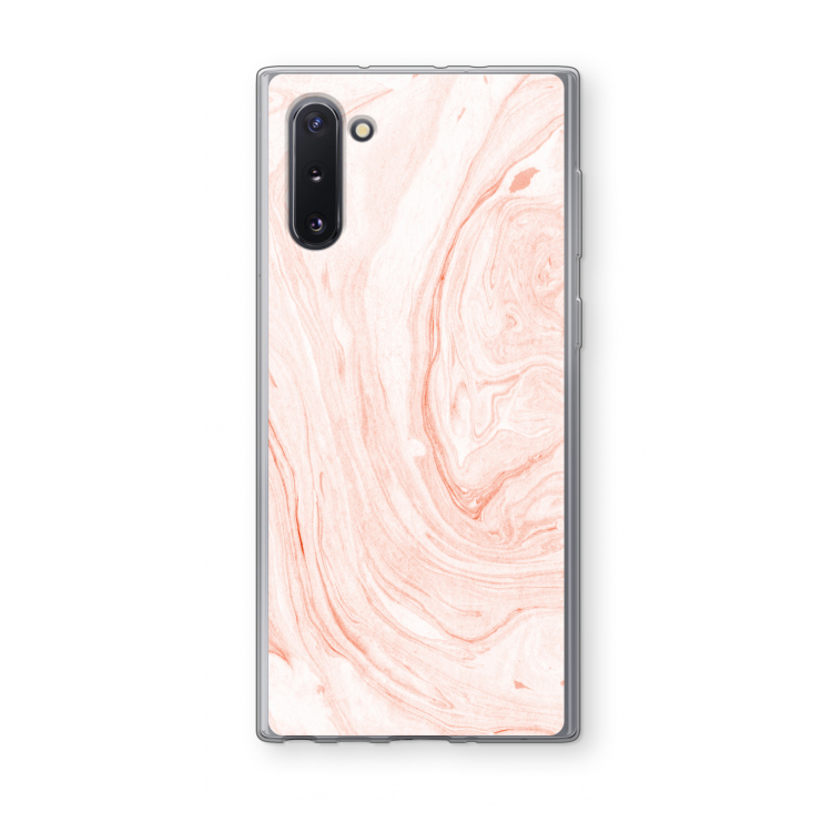 Peach bath: Samsung Galaxy Note 10 Transparant Hoesje