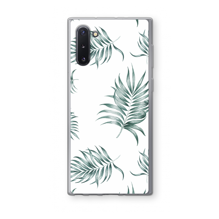 Simple leaves: Samsung Galaxy Note 10 Transparant Hoesje