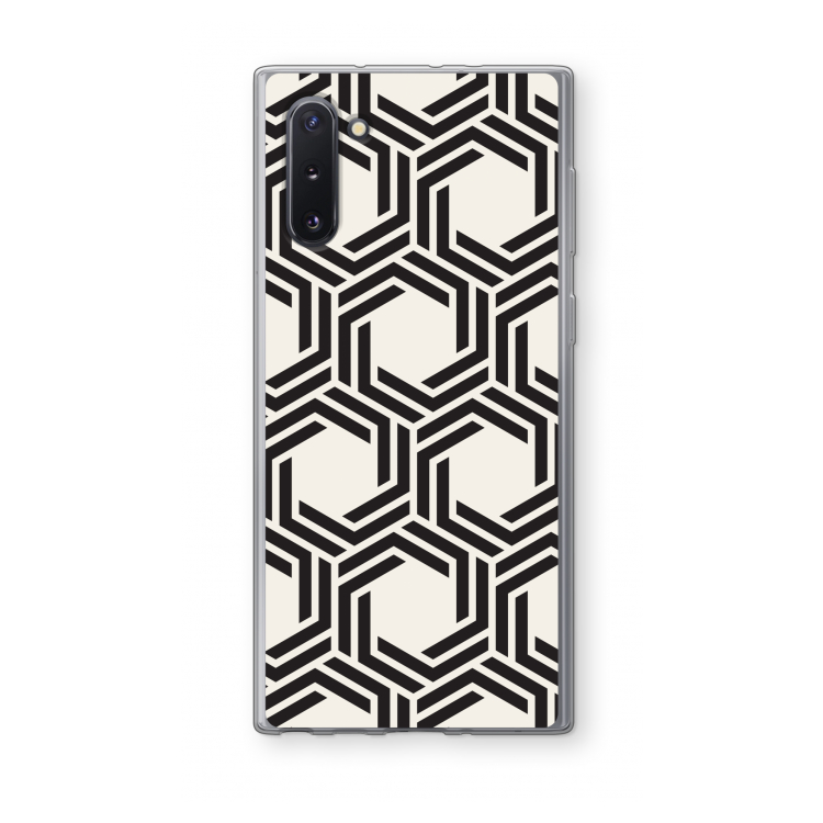 Geometrisch patroon: Samsung Galaxy Note 10 Transparant Hoesje