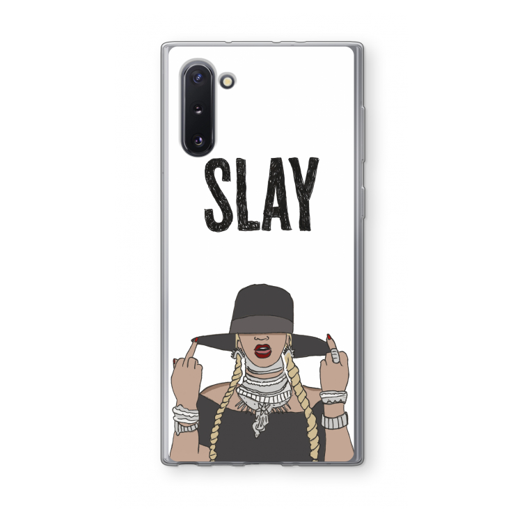 Slay All Day: Samsung Galaxy Note 10 Transparant Hoesje
