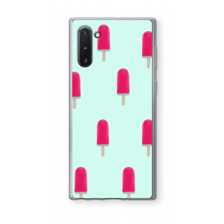 Waterijsje: Samsung Galaxy Note 10 Transparant Hoesje