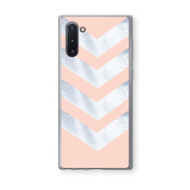 Marmeren pijlen: Samsung Galaxy Note 10 Transparant Hoesje