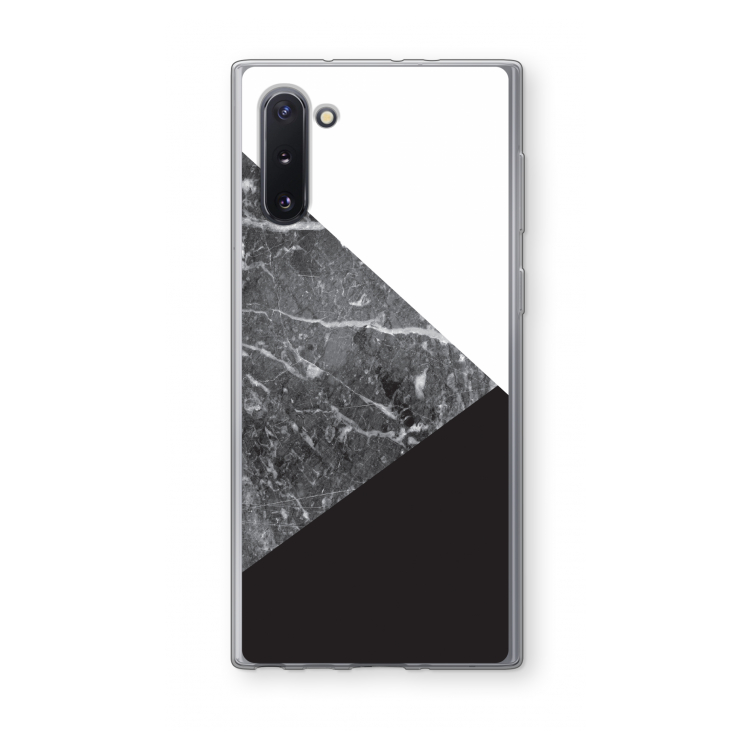 Combinatie marmer: Samsung Galaxy Note 10 Transparant Hoesje