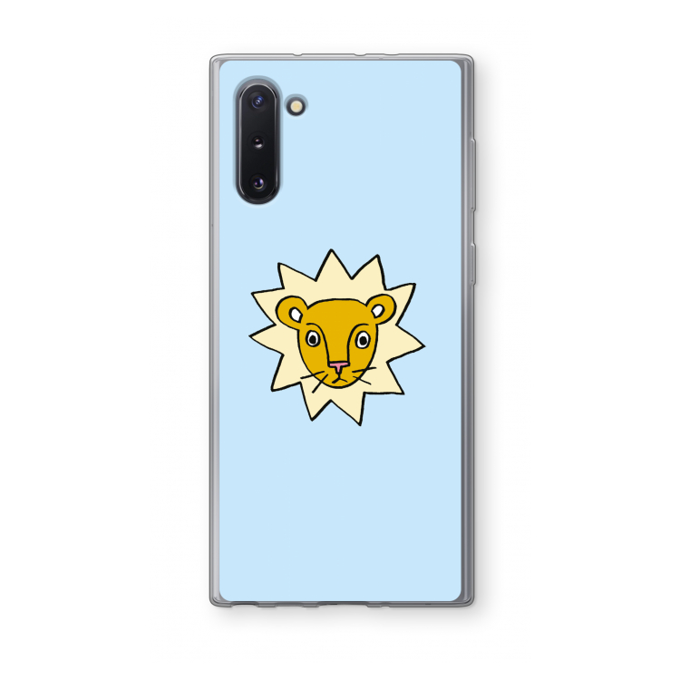 Kleine leeuw: Samsung Galaxy Note 10 Transparant Hoesje